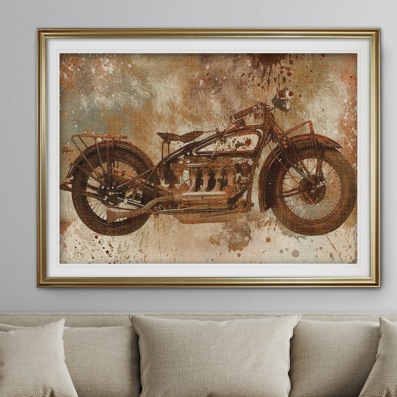 «Live to Ride V», impression, Or, H 28 po x l 38 po x P 1,5 po