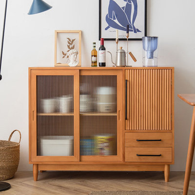 Modern minimalist small side cabinet for storage