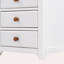 Table de chevet 3 tiroirs blanche Zefirino-934609943