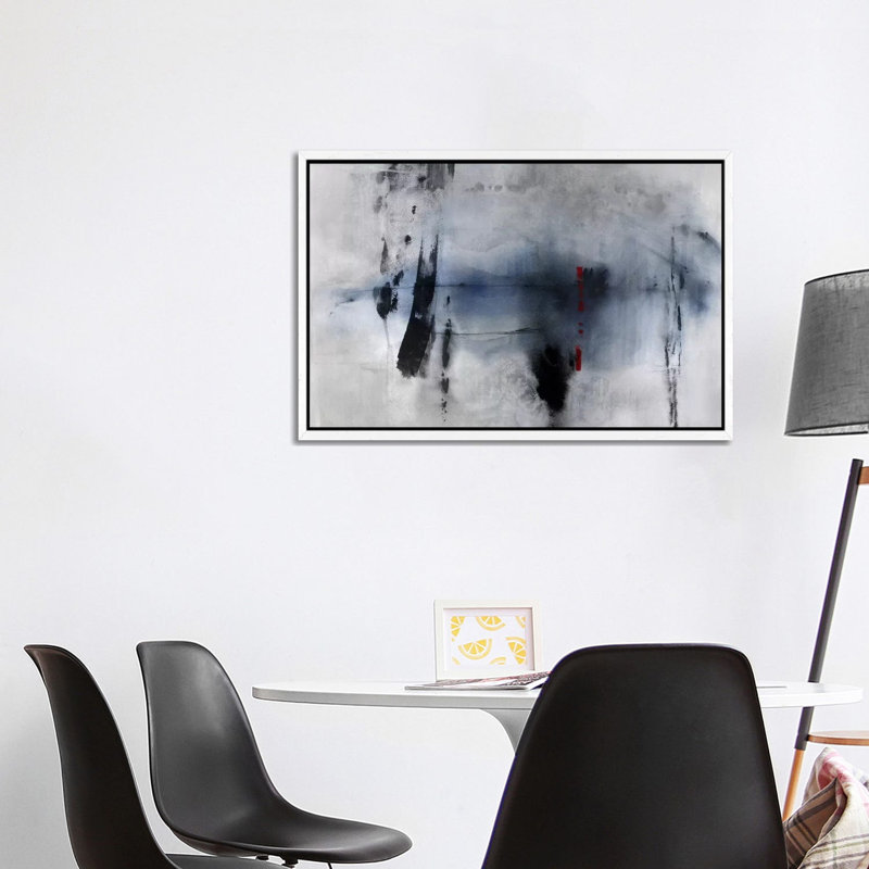Echelon I by Michelle Oppenheimer - Painting on Canvas, 101.6 cm H x 66.04 cm W, White Framed