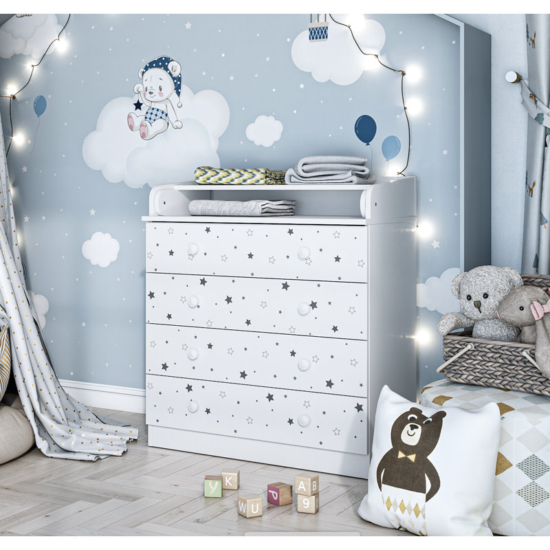 Changing dresser Model 800, white, Starlight