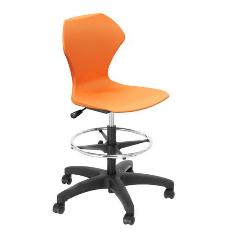 Apex Series Drafting Chair, Blueberry