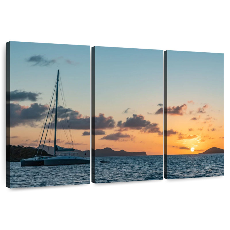 Alvord Twilight Sailing, 24" H x 38" W
