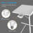 Adjustable TV Tray Table - TV Dinner Tray For Bed And Sofa, Comfortable Folding Table With 6 Height And 3 Tilt Angle Adjustments-107630966