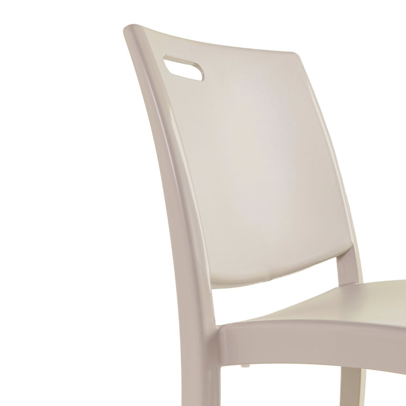 Chaise empilable Grosfillex Metro, Lin lin