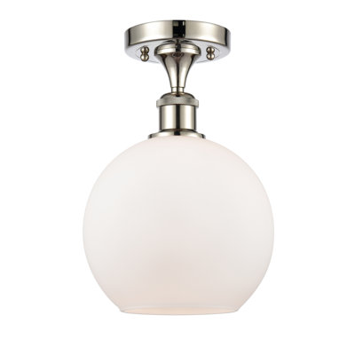 Plafonnier semi-encastré 1 lumière 8 po Cindi