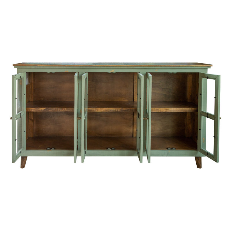 Buffet en bois massif 71,5 po Brayshun