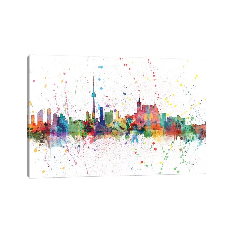 Toronto, Canada by Michael Tompsett - 1 Piece Wall Art on Canvas, 30.48 cm H x 45.72 cm W, Wrapped Canvas