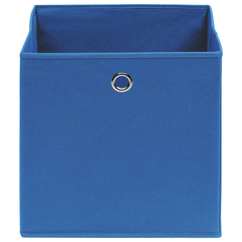 vidaXL Storage Box Decorative Foldable Storage Chest Organizer Pack Box Fabric, Blue