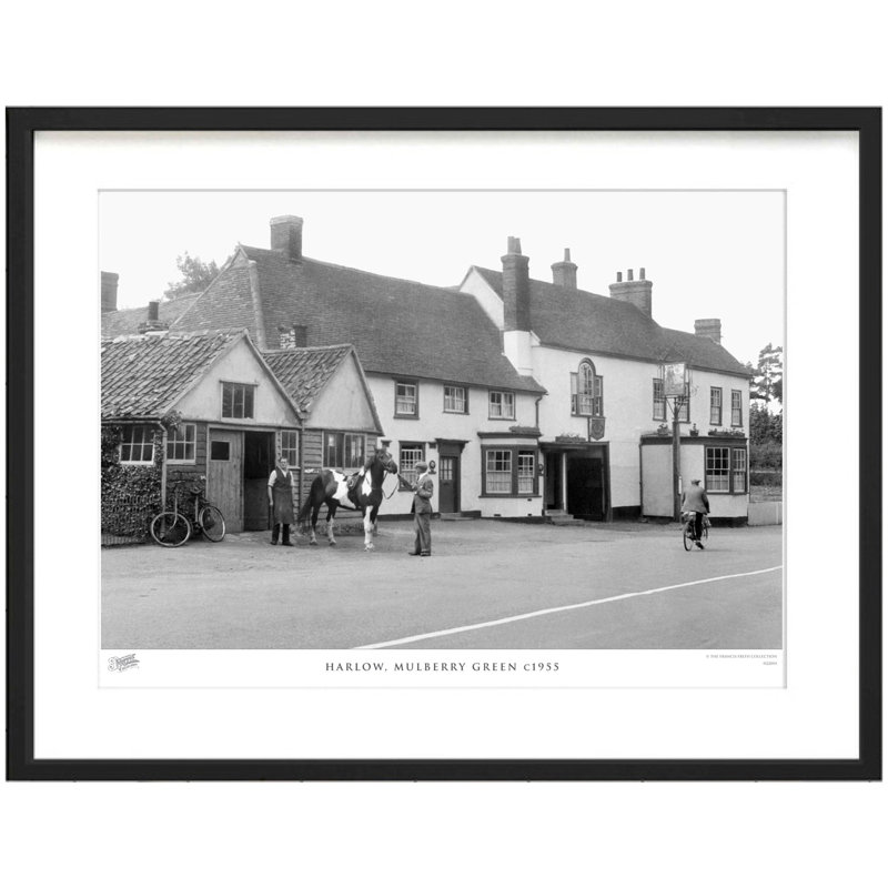 Harlow, Mulberry Green C1955 by Francis Frith - Single Picture Frame Print, 40cm H x 50cm W x 2.3cm D