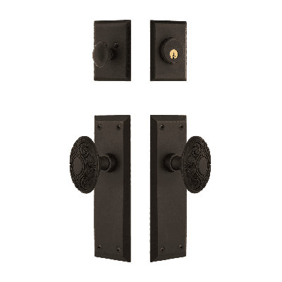 Nostalgic Warehouse New York Entry Set with Victorian Knob