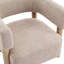 Fauteuil d'appoint rembourré Boucle