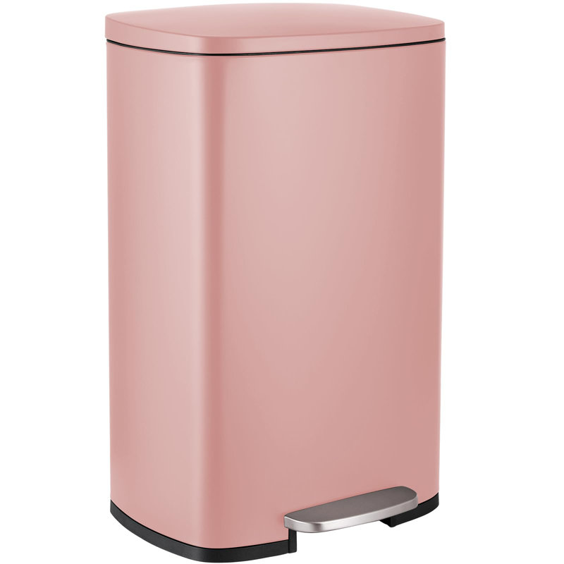 Stainless Steel Step On Countertop Waste Bin