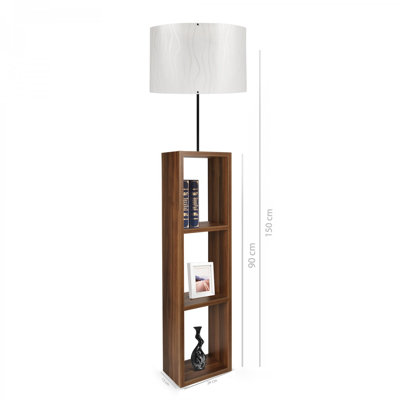 Lampe sur pied à colonne Rueter