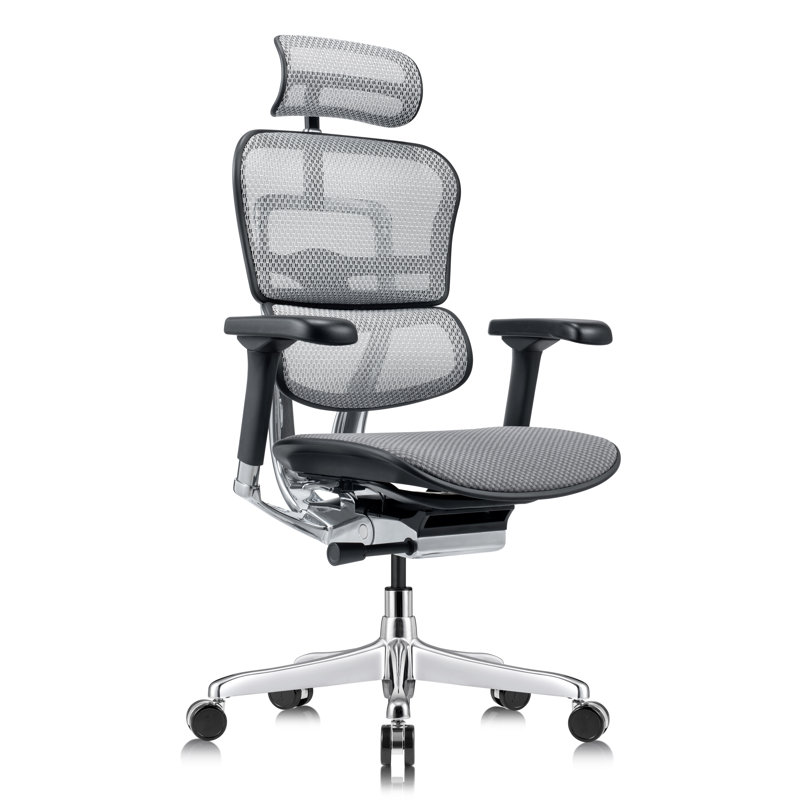 Tempur-Pedic Ergohuman GEN2 Hi Back Ergonomic Office Chair with Tempur-Pedic Seat, Synchro-Tilt, Adjustable Headrest, Arm Height Adjustment
