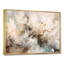 «White and Grey Geometric Profondeurs I», reproduction d'art sur toile géométrique abstraite - impression d'art mural minimalisme-839942346-810481405-833806338