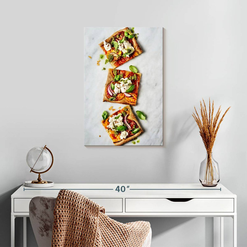 Carrés de pizza Yarlin, H 24 po x l 16 po