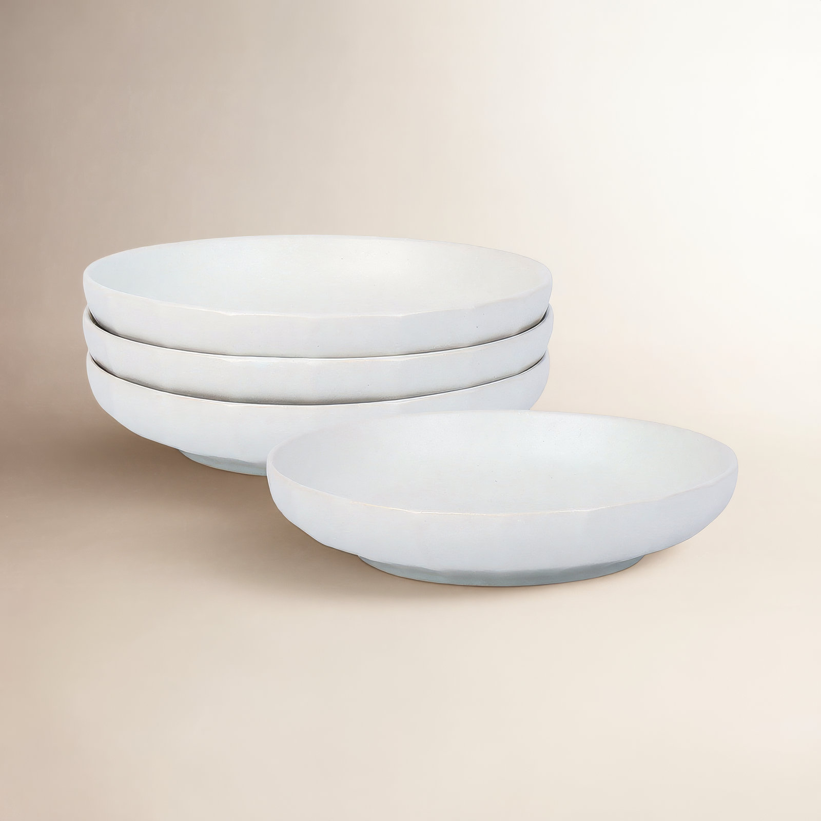 Rio Stoneware Pasta Bowl, Beige