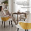 Ensemble de 2 fauteuils modernes en tissu à deux tons de conception ergonomique avec structure robuste pouvant supporter jusqu'à 300 livres