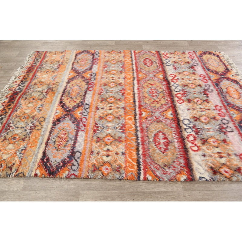 One-of-a-Kind 5'7" X 7'7" Wool Area Rug in