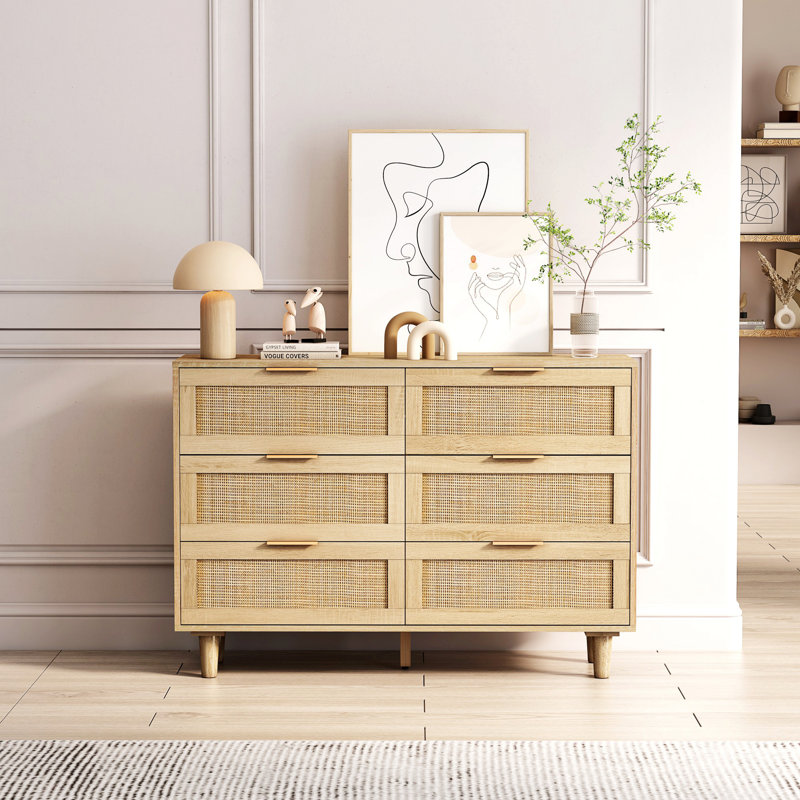 Storage Cabinet, 29.53" H x 43.31" W x 15.75" D, Natural 