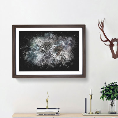 Thistle Flower - Picture Frame Graphic Art Print