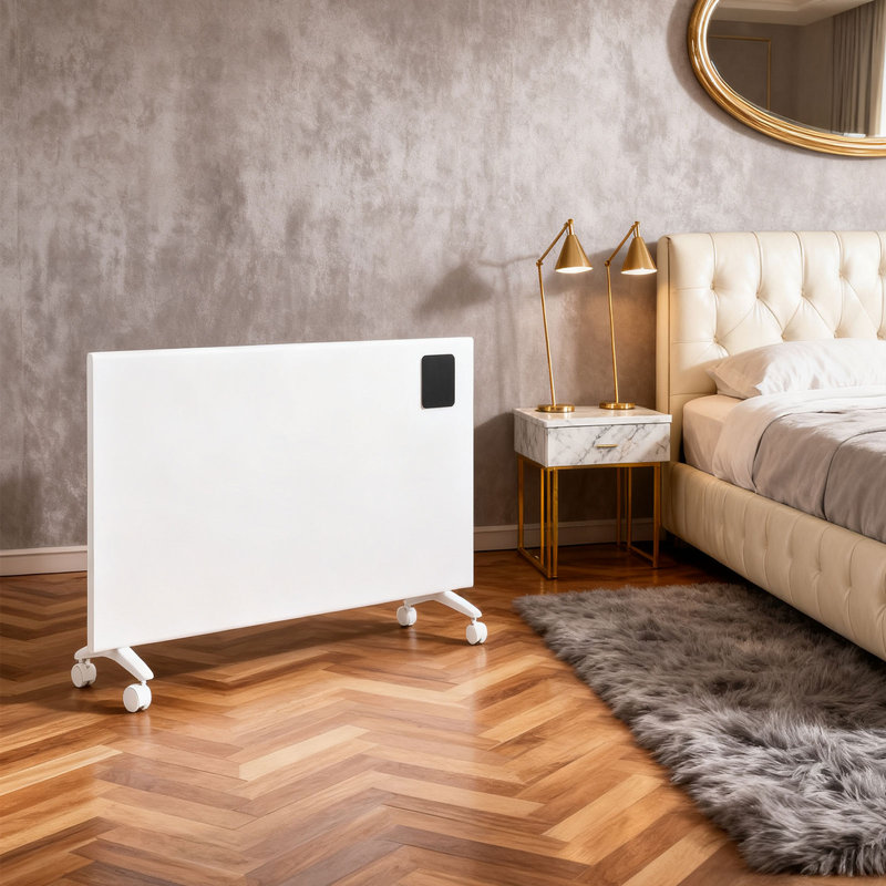 Living And Home 2000 Watt 6824 BTU Electric Panel Space Heater with Adjustable Thermostat and with Digital Display