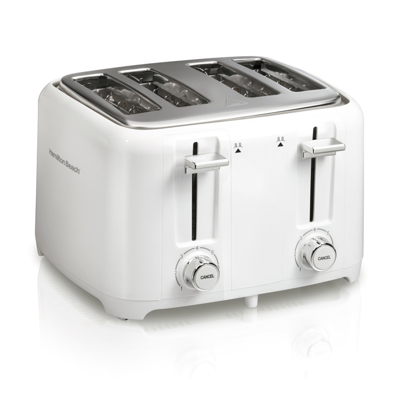 Hamilton Beach 4 Slice Toaster, White