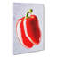 Lone Red Bell Pepper - Wrapped Canvas-56667458