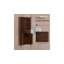 Bibliothèque standard 72 "en bois massif avec portes