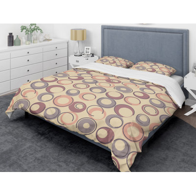 Modern & Contemporary Twill Geometric Shapes Duvet Cover