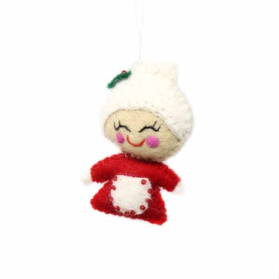 Christmas Mrs. Claus Hanging Figurine Ornament -  The Holiday Aisle®, 7CCE3F31DE764132B3ADD3798CB695EC