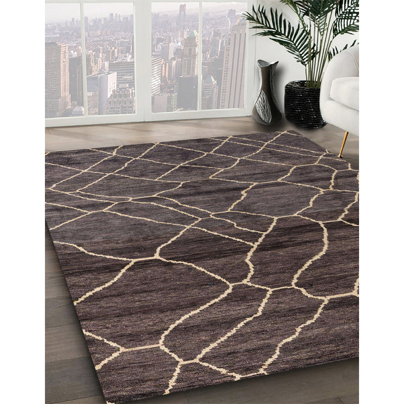 Abstract Indoor Rug, Square 6'