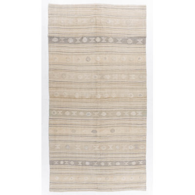 One-of-a-Kind 5'5 X 10'8 Flatweave Area Rug