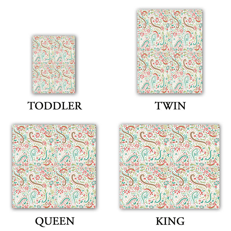 Ensemble de housse de couette spring fleurs, 1 housse simple + 1 taie standard