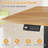 48” x 24” Electric Standing Desk with LED Display 2 Memory Height Settings for Home Natural+Black-2042360887