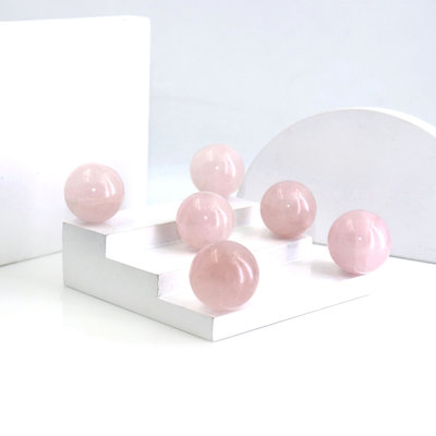 Natural Polished Gemstone Sphere, Decorative Accent, Smooth Ball Home Decor, 15-25mm