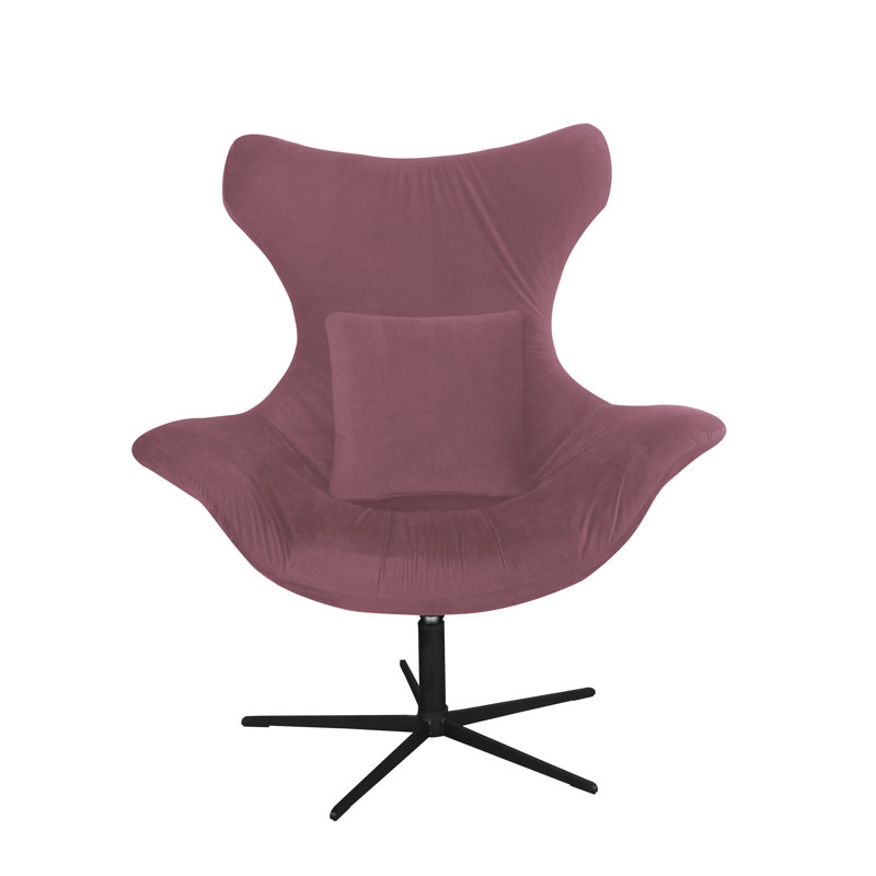 Swivel Lounge Chair, Pink