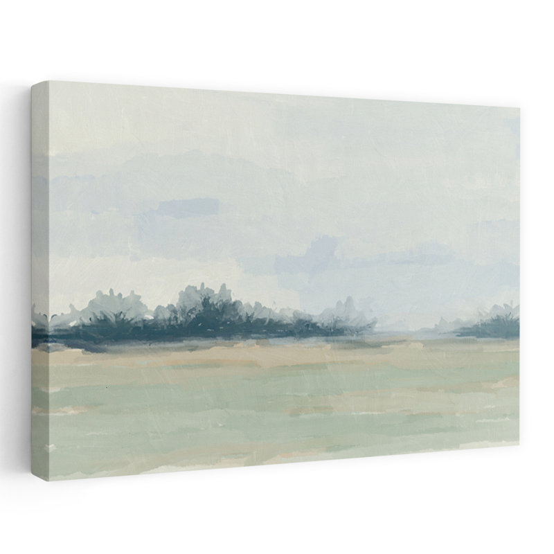 Terrain Symphony Contemporary Landscape Abstract Painterly Nature, H 24 po x l 16 po