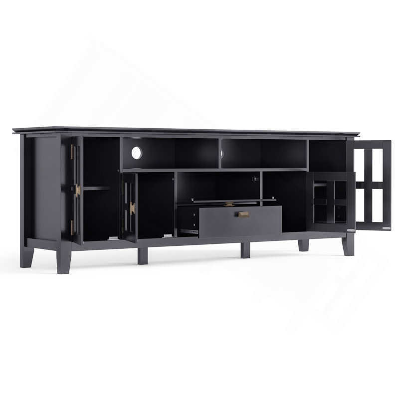 Meuble télé 72 po, Noir