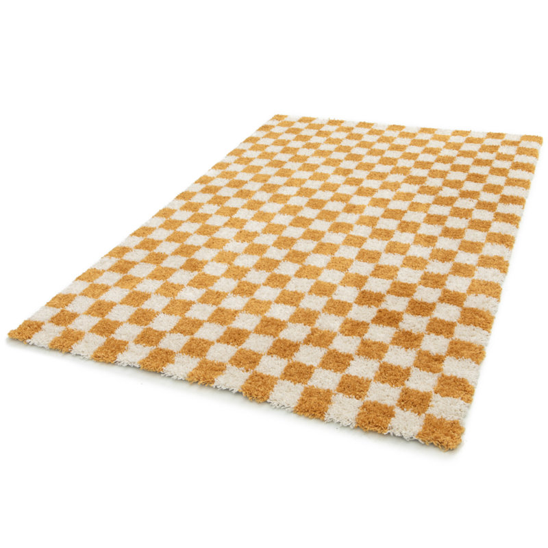 Rhylon Chequered Area Rug, Rectangle 120 x 170 cm