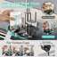Single Lever Pull-Out Kitchen Mixer Tap With Integrated Glass Rinser-168440027