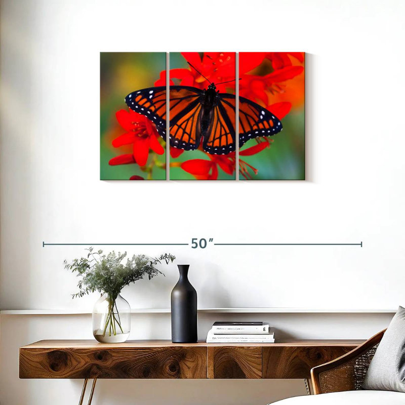 «Viceroy Butterfly» imitant le papillon monarque, H 20 po x l 33 po