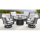 Mhyrren Outdoor 5 - Piece Conversation Set