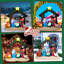 Ensemble de crèche de Noël de 6 pi avec crèche de Noël et lumières DEL