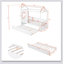Lit en bois avec lit gigogne simple House House