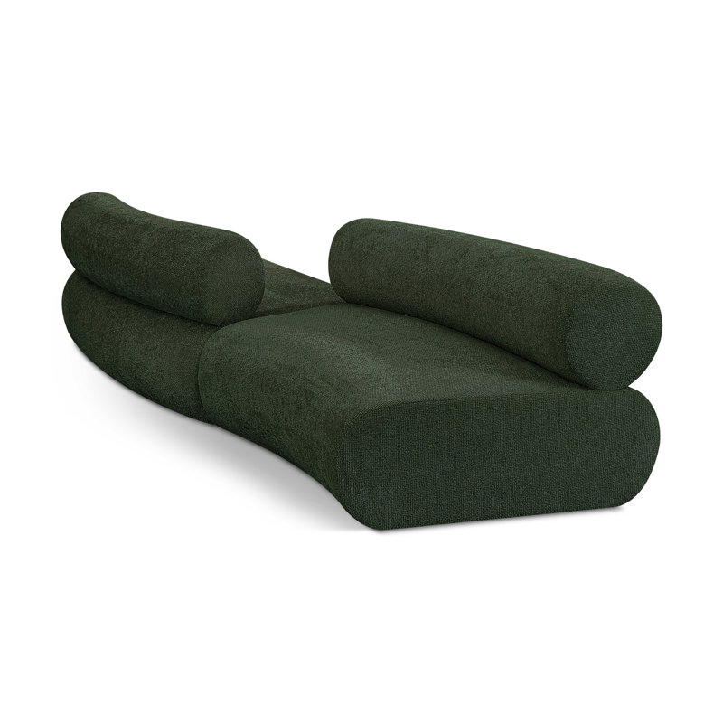 Bale 108" Upholstered Sofa, Green Chenille Fabric
