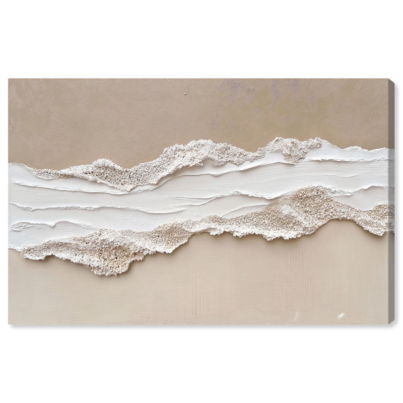 Toile texturée «Sea I» par Art Remedy, Toile tendue, H 36 po x l 54 po, Toile tendue