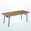 Ensemble de tables 3 pièces Alamo