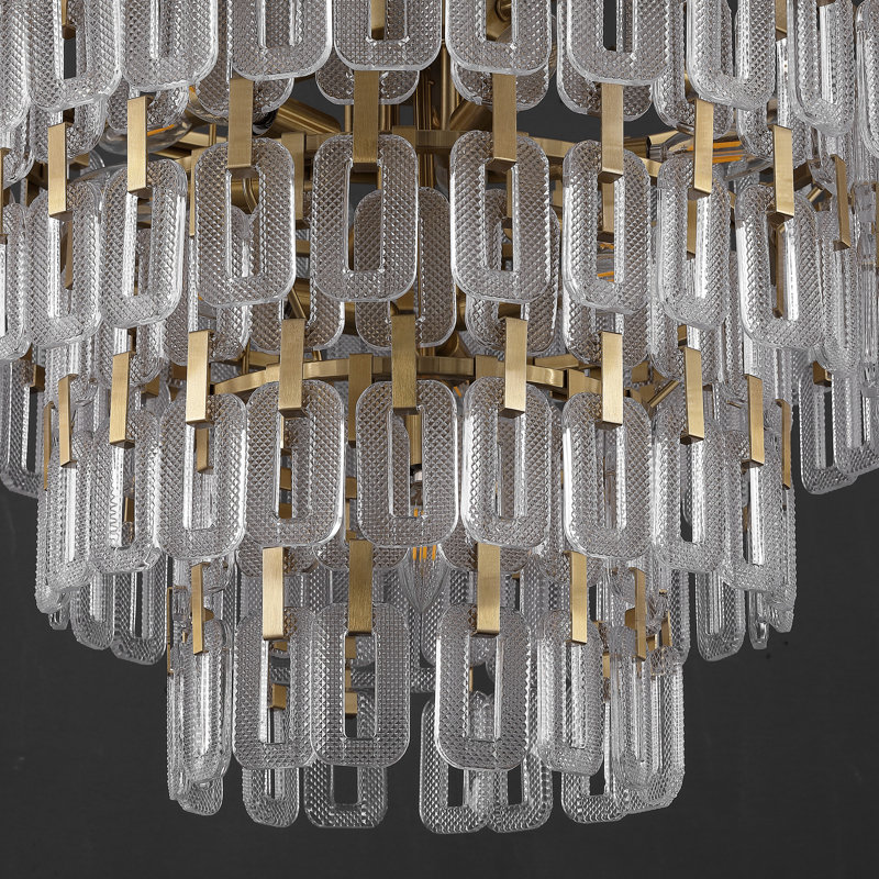 Lustre en verre Queenie